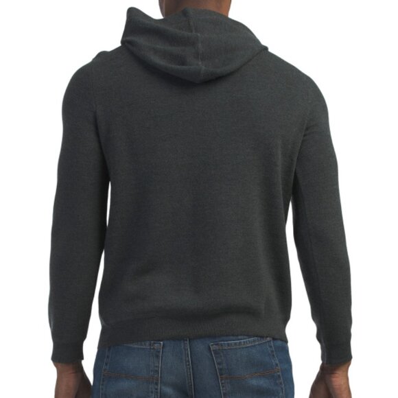 NEW NAADAM Wool Merino Hoodie for men olive 462mn - Picture 2 of 4